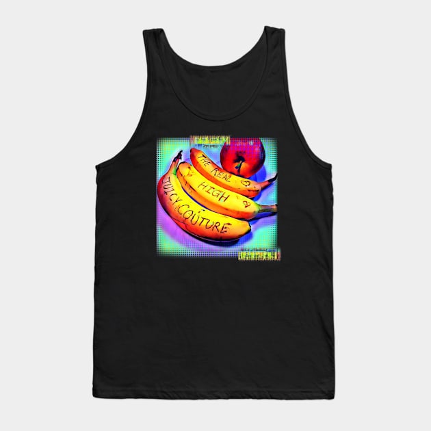 Go bananas over this REAL high JUICY COUTURE colorful fruit art – YUMMY Tank Top by originalsusie